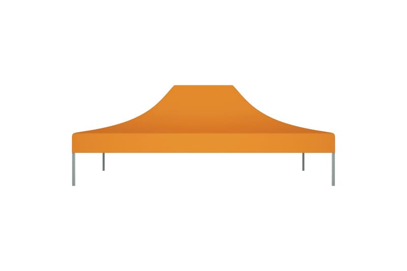 Tag til festtelt 4x3 m 270 g/m² orange - Orange - Havemøbler - Solafskærmning - Havepavilloner - Pavillontag