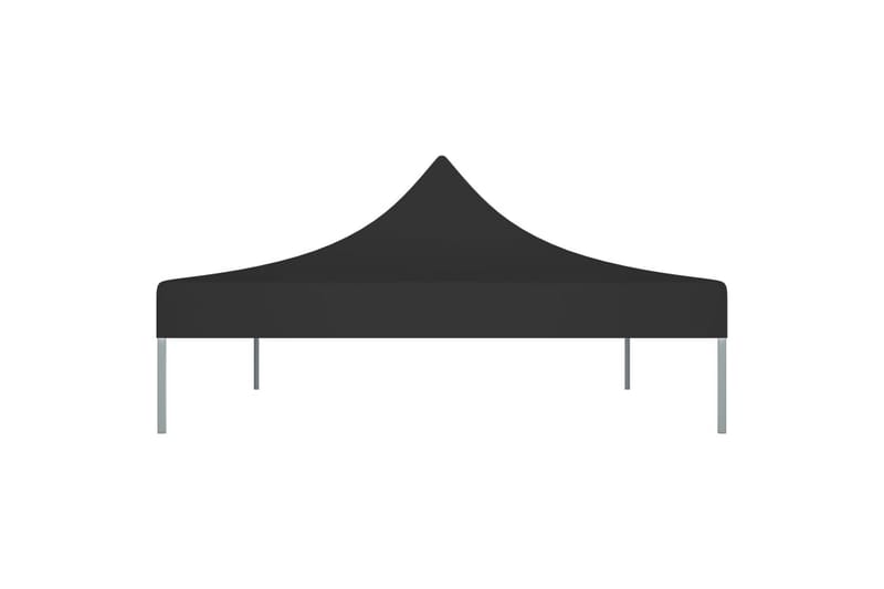 Tag til festtelt 4x3 m 270 g/m² sort - Sort - Havemøbler - Solafskærmning - Havepavilloner - Pavillontag