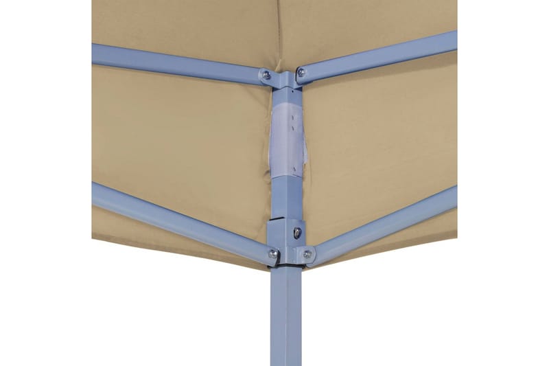 Tag til festtelt 6x3 m 270 g/m² beige - Beige - Havemøbler - Solafskærmning - Havepavilloner - Pavillontag