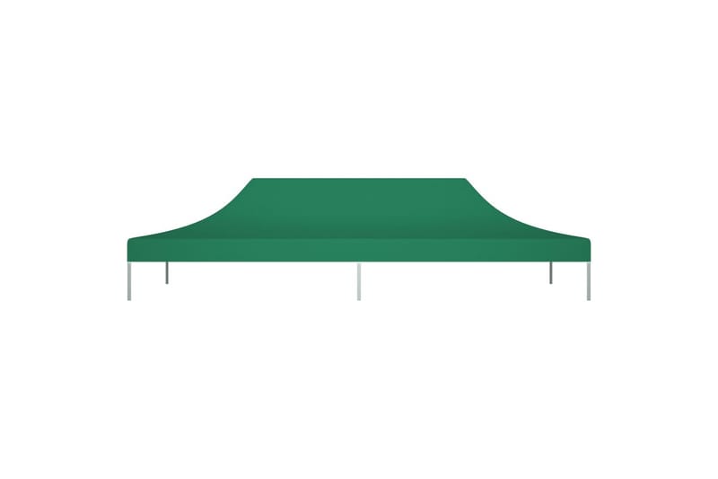 Tag til festtelt 6x3 m 270 g/m² grøn - Grøn - Havemøbler - Solafskærmning - Havepavilloner - Pavillontag