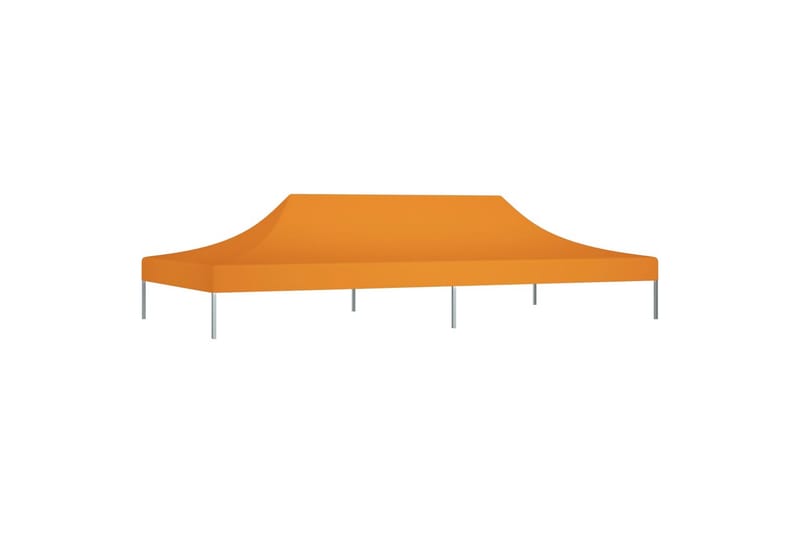 Tag til festtelt 6x3 m 270 g/m² orange - Orange - Havemøbler - Solafskærmning - Havepavilloner - Pavillontag
