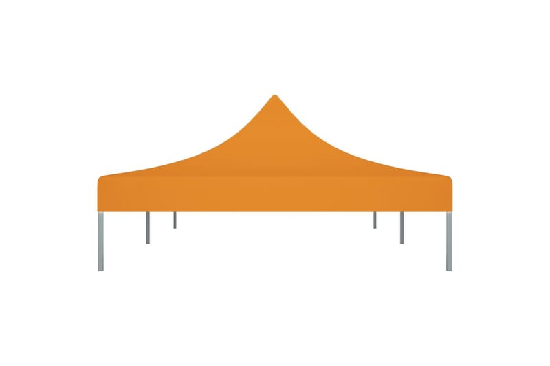 Tag til festtelt 6x3 m 270 g/m² orange - Orange - Havemøbler - Solafskærmning - Havepavilloner - Pavillontag