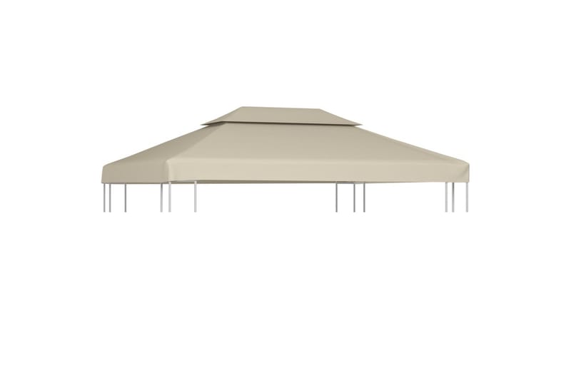 Udskiftningsbaldakin Til Havepavillon 310 G / M² 3 X 4 M - Beige - Havemøbler - Solafskærmning - Havepavilloner - Pavillontag