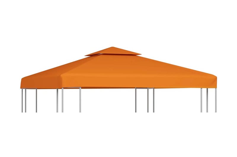 Udskiftningsbaldakin Til Havepavillon 310 G/M² 3 X 3 M - Orange - Havemøbler - Solafskærmning - Havepavilloner - Pavillontag