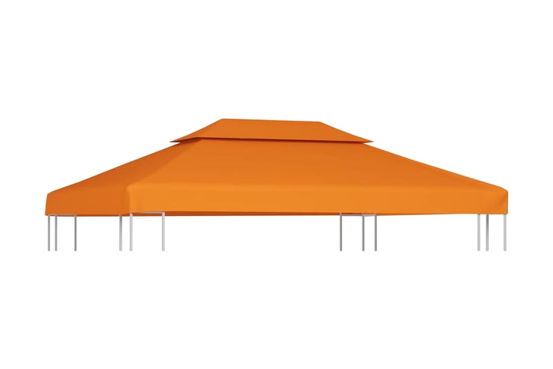 Udskiftningsbaldakin Til Havepavillon 3X4 M - Orange - Havemøbler - Solafskærmning - Havepavilloner - Pavillontag