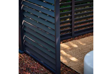 Pavillon væg Mirador 93x235  cm Mørkegrå aluminium - Havemøbler - Solafskærmning - Havepavilloner - Pavillonvægge