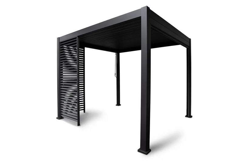 Pavillon væg Mirador 93x235  cm Mørkegrå aluminium, undefined
