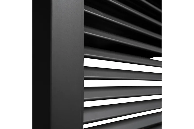 Pavillon væg Mirador 93x235  cm Mørkegrå aluminium - Havemøbler - Solafskærmning - Havepavilloner - Pavillonvægge