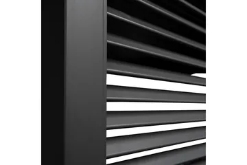 Pavillon væg Mirador 93x235  cm Mørkegrå aluminium - Havemøbler - Solafskærmning - Havepavilloner - Pavillonvægge