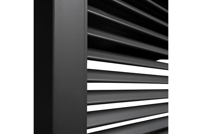 Pavillon væg Mirador 93x235  cm Mørkegrå aluminium - Havemøbler - Solafskærmning - Havepavilloner - Pavillonvægge