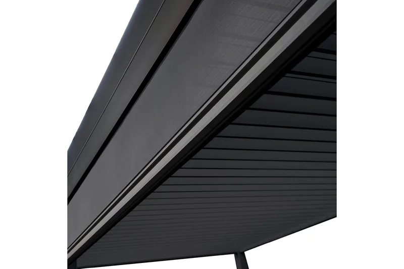 Pavillon væg MiradorR 3m Gr å - Havemøbler - Solafskærmning - Havepavilloner - Pavillonvægge