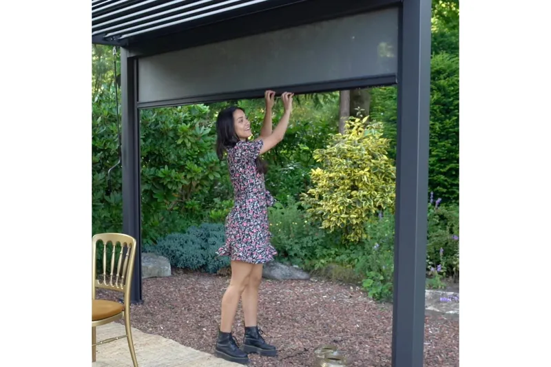 Pavillon væg MiradorR 3m Grå, undefined