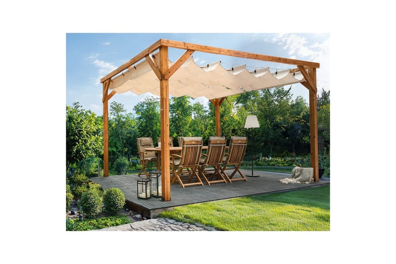 Havepergola Villarosa - Havemøbler - Solafskærmning - Pergola