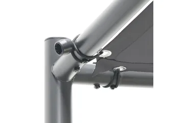 Havepergola Vimino - Grå, sort - Havemøbler - Solafskærmning - Pergola