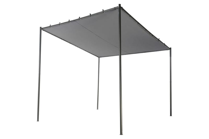 Havepergola Vimino - Grå, sort - Havemøbler - Solafskærmning - Pergola