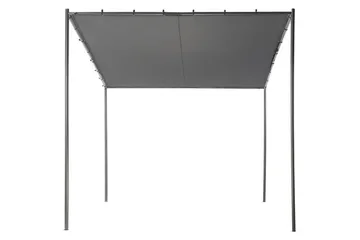 Havepergola Vimino - Grå, sort - Havemøbler - Solafskærmning - Pergola