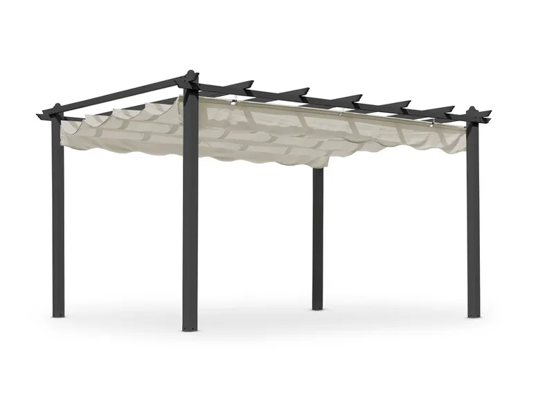 Hillerstorp Skanör pergola 300 x 400 cm, Sort