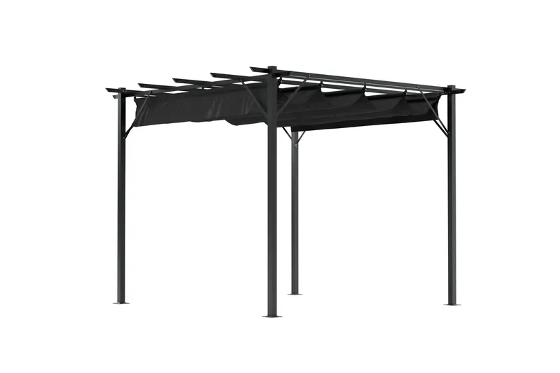 Loppes pergola 3x3 - Havemøbler - Solafskærmning - Pergola