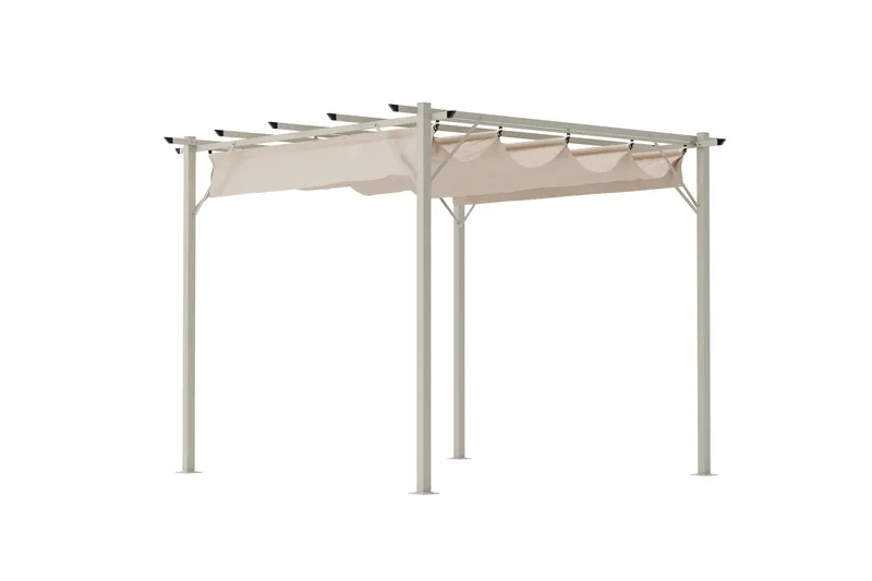 Loppes pergola 3x3 - Havemøbler - Solafskærmning - Pergola