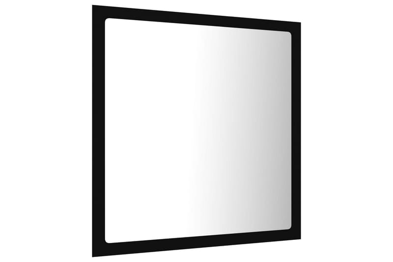 badeværelsesspejl 40x8,5x37 cm spånplade sort - Sort - Balkonmarkise - Markiser - Terrassemarkise
