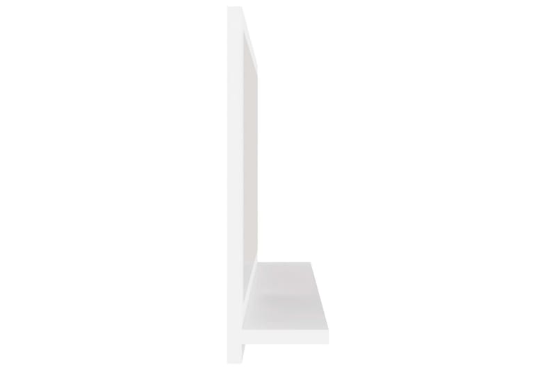 badeværelsesspejl 60x10,5x37 cm spånplade hvid - Hvid - Balkonmarkise - Markiser - Terrassemarkise