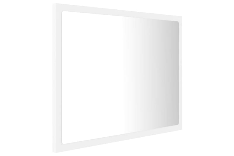 badeværelsesspejl 60x8,5x37 cm spånplade hvid - Hvid - Balkonmarkise - Markiser - Terrassemarkise