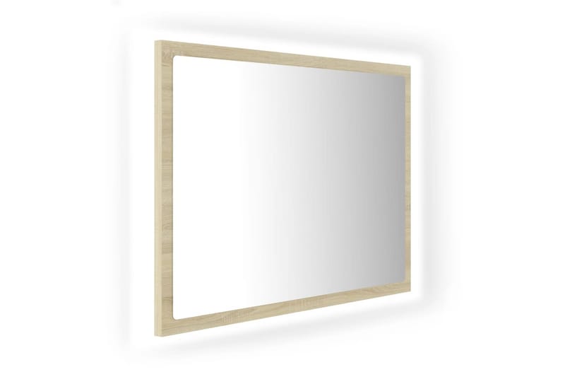 badeværelsesspejl 60x8,5x37 cm spånplade sonoma-eg - Brun - Havemøbler - Solafskærmning - Markiser - Balkonmarkise