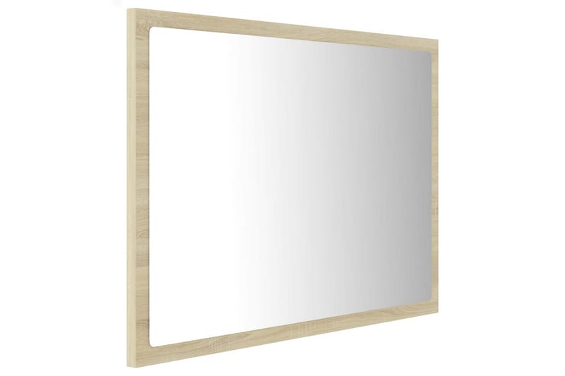 badeværelsesspejl 60x8,5x37 cm spånplade sonoma-eg - Brun - Havemøbler - Solafskærmning - Markiser - Balkonmarkise