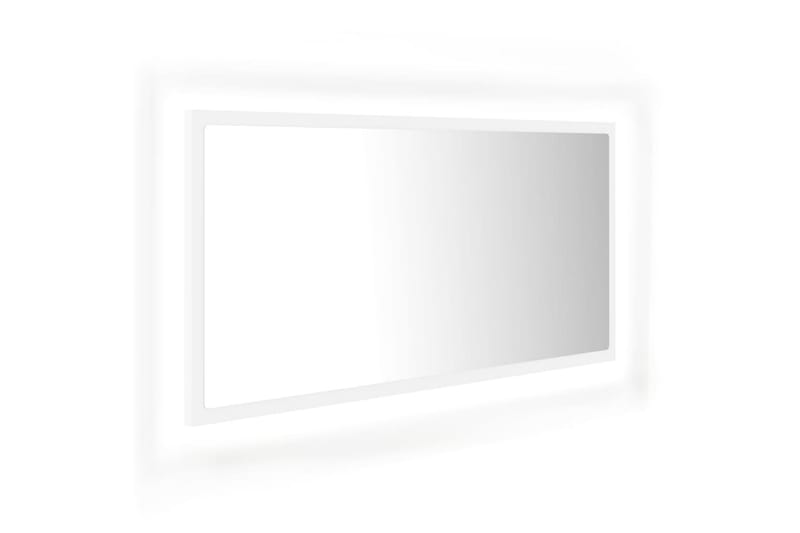 badeværelsesspejl 90x8,5x37 cm spånplade hvid - Hvid - Havemøbler - Solafskærmning - Markiser - Balkonmarkise