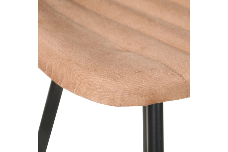 barstole 4 stk. ægte skind brun - Brun - Balkonmarkise - Markiser - Terrassemarkise