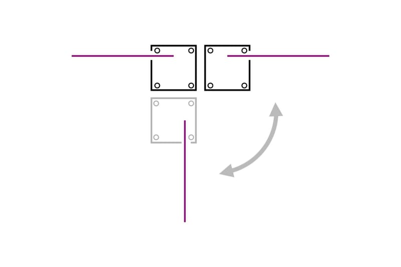 beBasic sammenrullelig sidemarkise 160x600 cm cremefarvet - Balkonmarkise - Markiser - Sidemarkise - Altanafskærmning