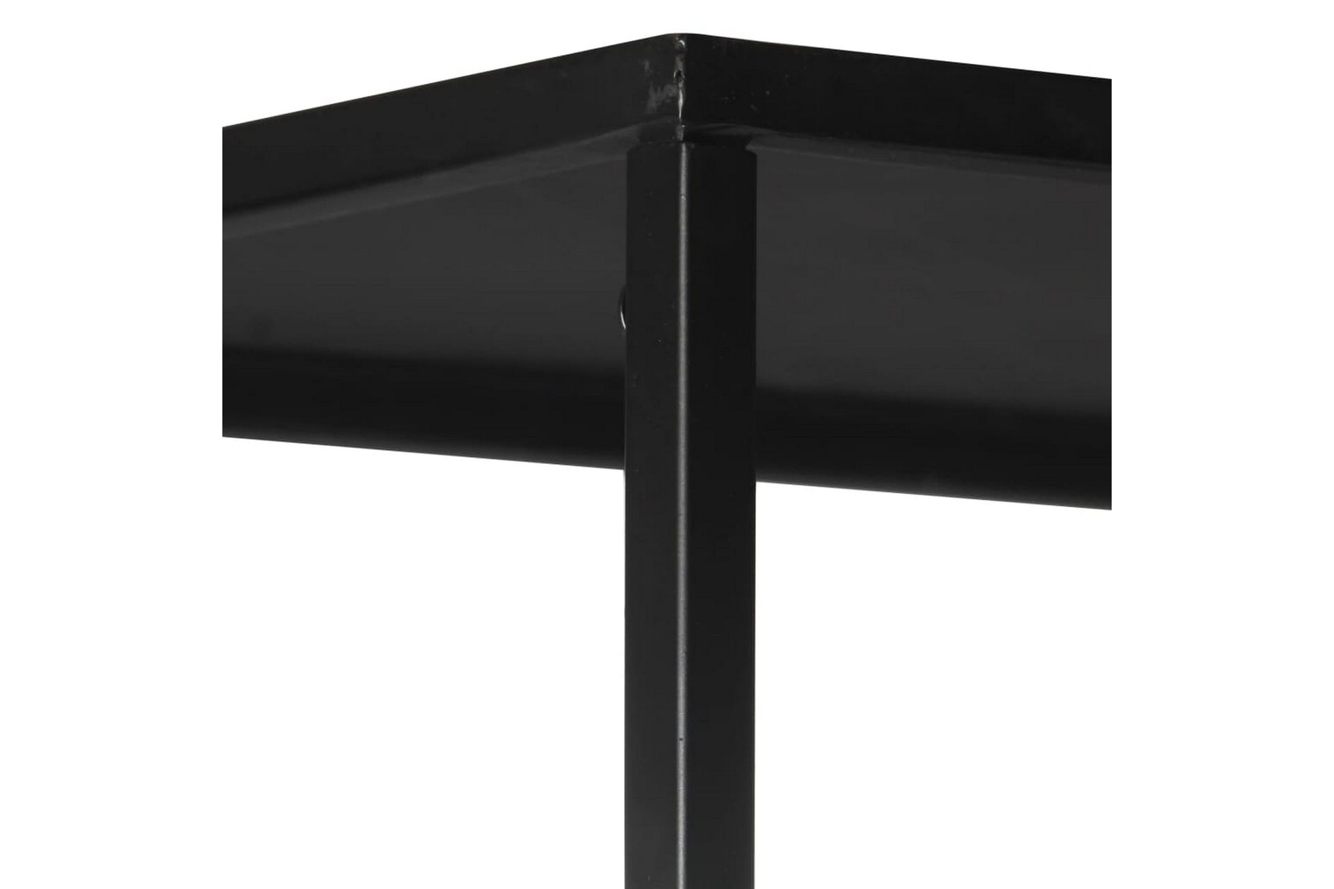 bogreol 90x35x180 cm ru mangotræ og jern - Brun - Havemøbler - Solafskærmning - Markiser - Balkonmarkise