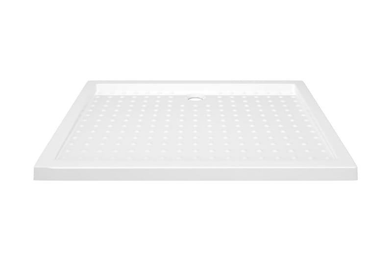 brusekar med dupper 80x100x4 cm ABS hvid - Hvid - Havemøbler - Solafskærmning - Markiser - Balkonmarkise