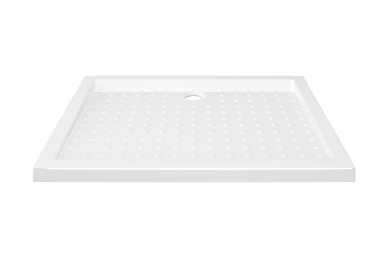 brusekar med dupper 90x70x4 cm ABS hvid - Hvid - Havemøbler - Solafskærmning - Markiser - Balkonmarkise