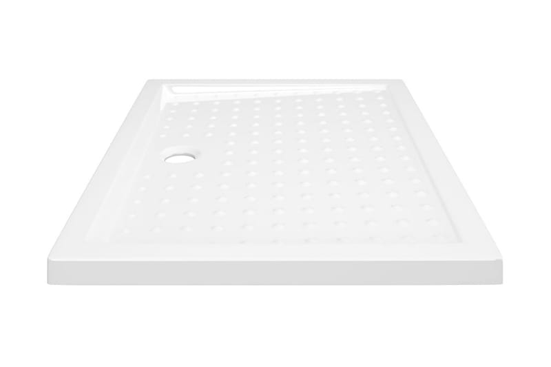 brusekar med dupper 90x70x4 cm ABS hvid - Hvid - Havemøbler - Solafskærmning - Markiser - Balkonmarkise
