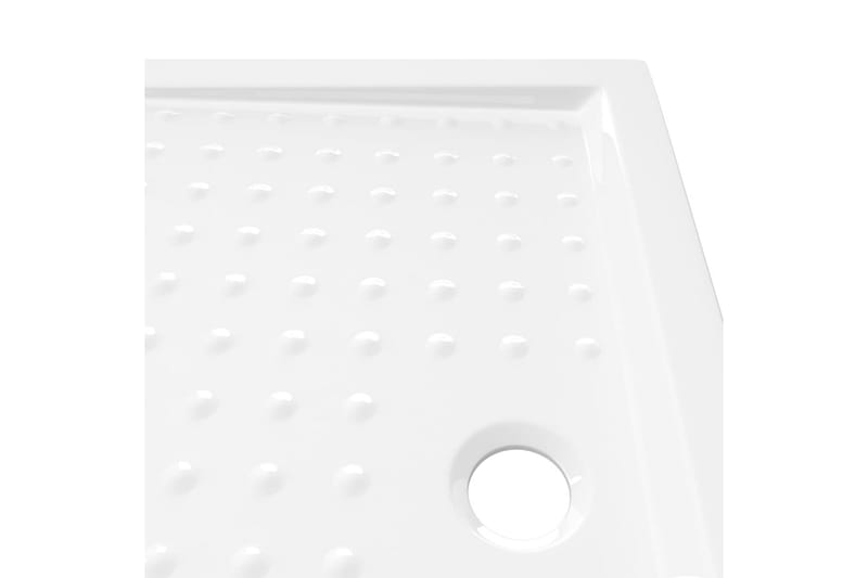 brusekar med dupper 90x70x4 cm ABS hvid - Hvid - Havemøbler - Solafsk�ærmning - Markiser - Balkonmarkise