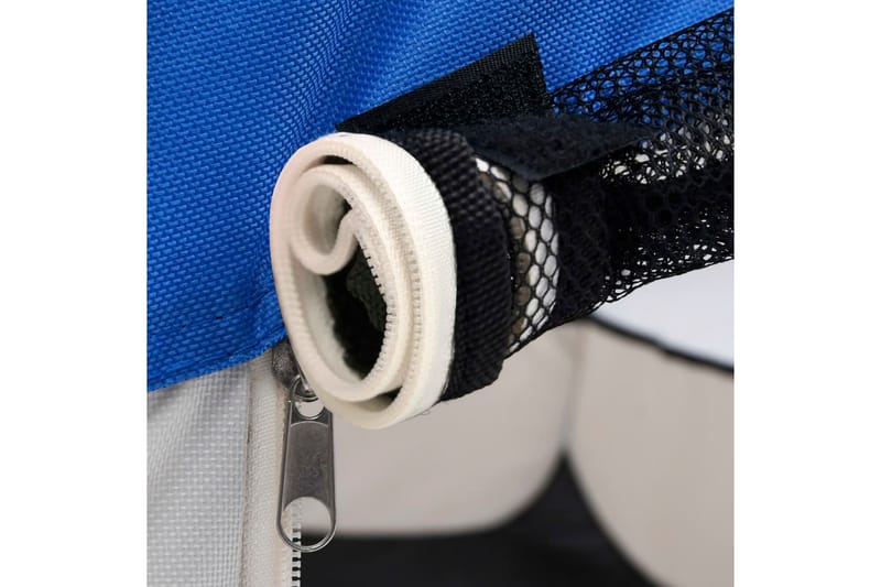 foldbar hundegård med bæretaske 145x145x61 cm blå - Blå - Havemøbler - Solafskærmning - Markiser - Balkonmarkise