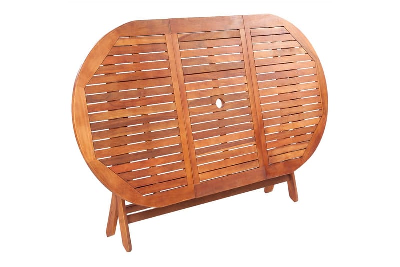foldbart havebord 160x85x75 cm massivt akacietræ - Brun - Havemøbler - Solafskærmning - Markiser - Balkonmarkise