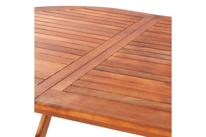 foldbart havebord 160x85x75 cm massivt akacietræ - Brun - Havemøbler - Solafskærmning - Markiser - Balkonmarkise
