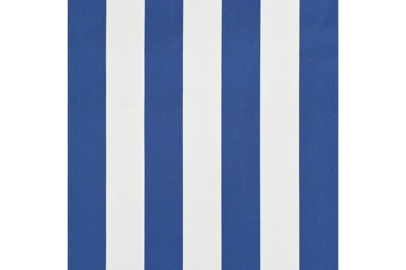 foldemarkise 250x150 cm blå og hvid - Flerfarvet - Vinduesmarkise - Markiser