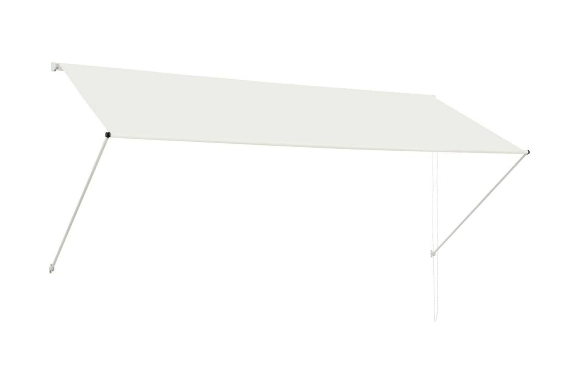 foldemarkise 300x150 cm cremefarvet - Creme - Havemøbler - Solafskærmning - Markiser - Balkonmarkise