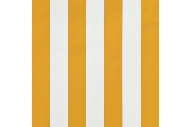 foldemarkise 300x150 cm gul og hvid - Flerfarvet - Havemøbler - Solafskærmning - Markiser - Balkonmarkise