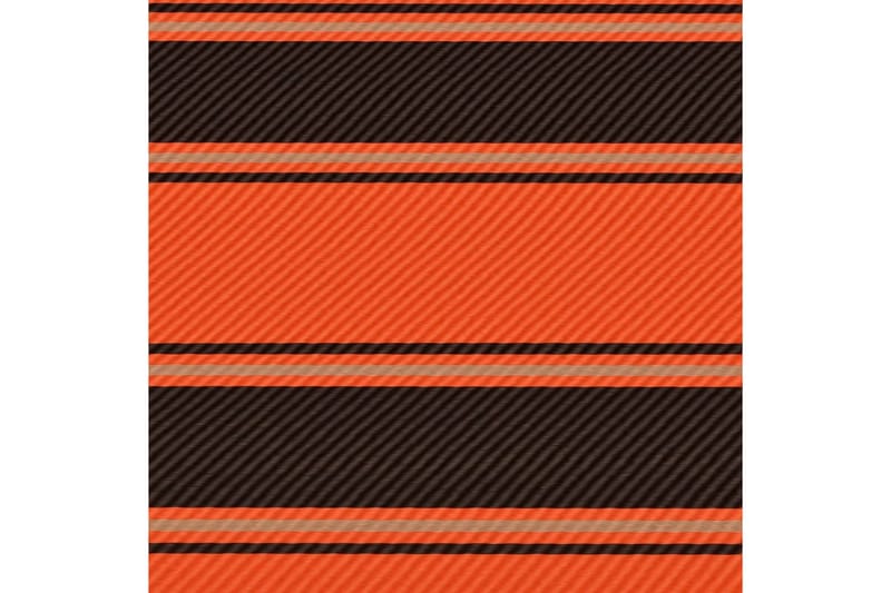 foldemarkise 300x150 cm orange og brun - Flerfarvet - Havemøbler - Solafskærmning - Markiser - Balkonmarkise