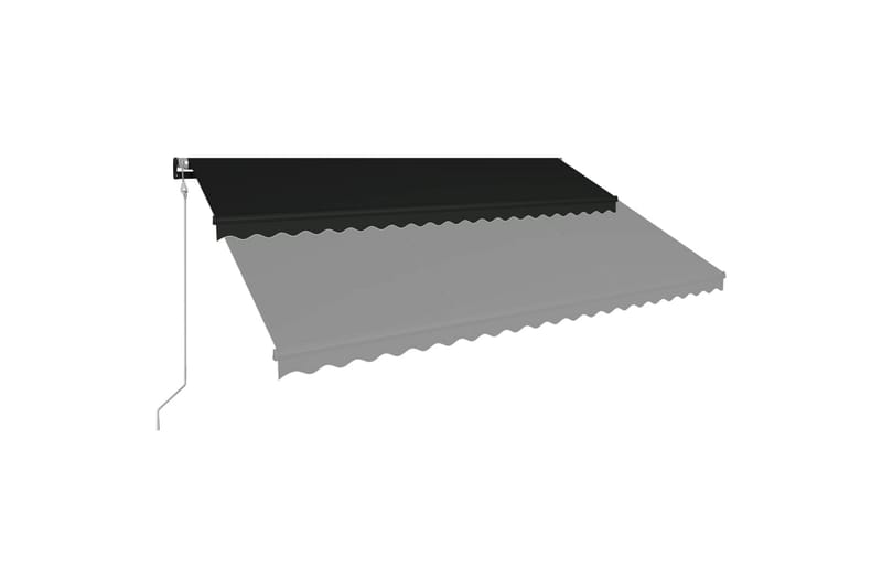 foldemarkise automatisk betjening 500 x 300 cm antracitgrå - Grå - Vinduesmarkise - Markiser