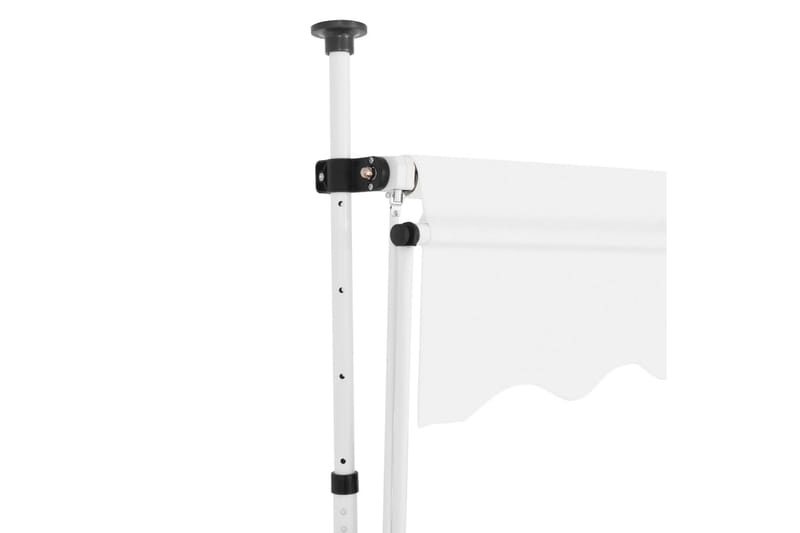 foldemarkise med manuel betjening 150 cm cremefarvet - Creme - Havemøbler - Solafskærmning - Markiser - Vinduesmarkise