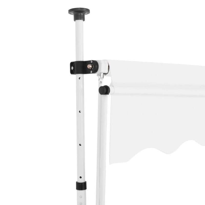 foldemarkise med manuel betjening 150 cm cremefarvet - Creme - Havemøbler - Solafskærmning - Markiser - Vinduesmarkise