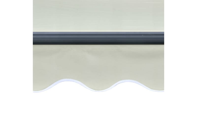 Foldemarkise Med Vindsensor Og Led 400X300 cm Cremefarvet - Vinduesmarkise - Markiser - Solbeskyttelse vindue