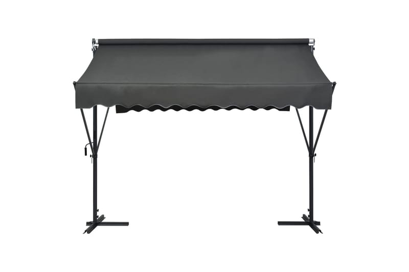 fritstående markise 300 x 300 cm antracitgrå - Grå - Havemøbler - Solafskærmning - Markiser - Vinduesmarkise