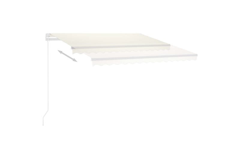 fritstående markise 300x250 cm automatisk betjening - Creme - Havemøbler - Solafskærmning - Markiser - Balkonmarkise