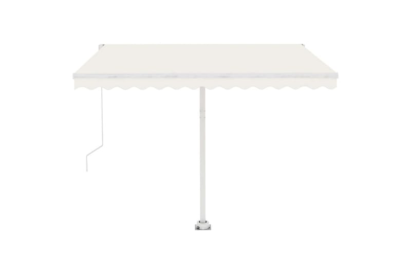 fritstående markise 300x250 cm automatisk betjening - Creme - Havemøbler - Solafskærmning - Markiser - Balkonmarkise